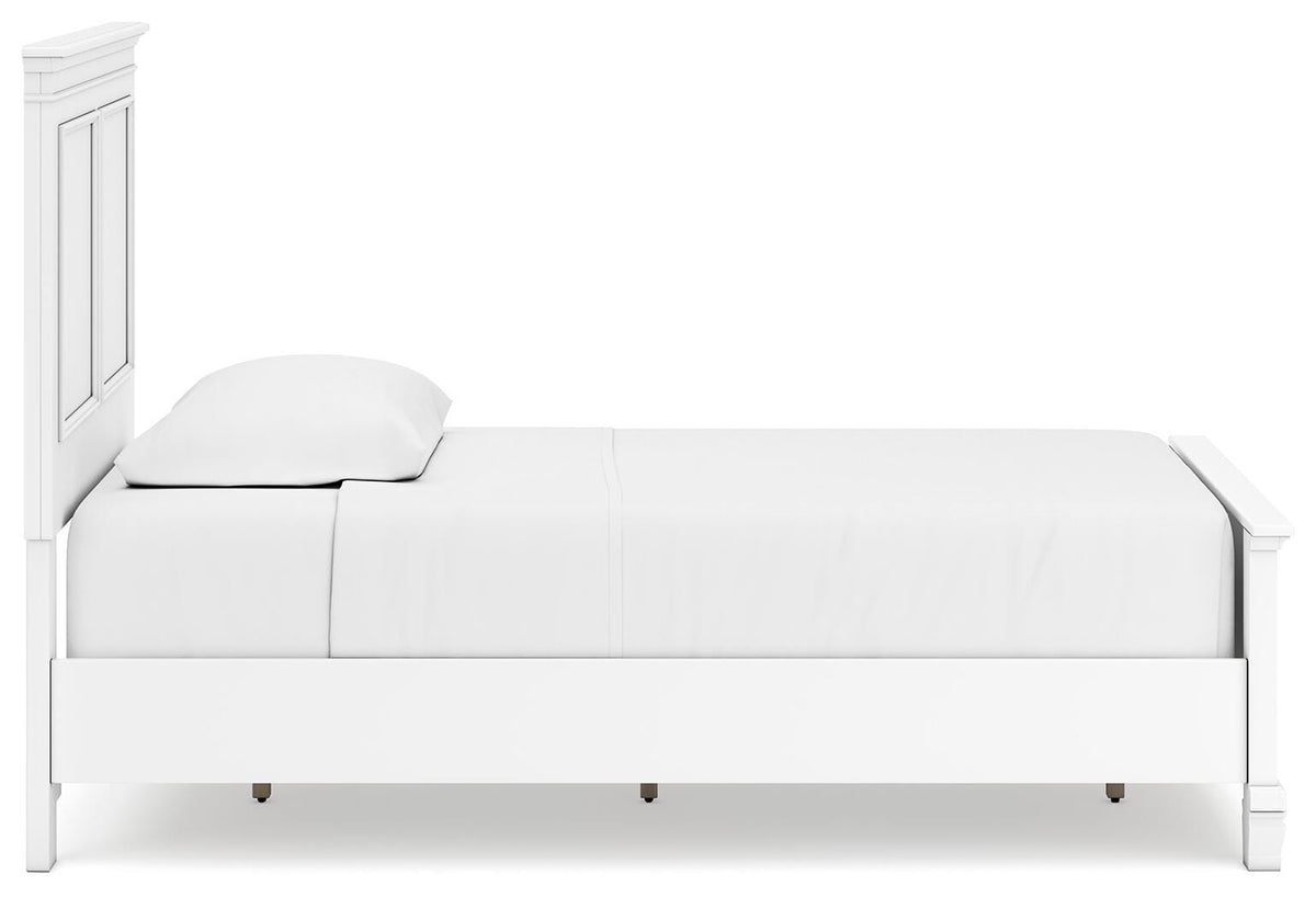 Fortman Twin Panel Bed, Dresser and Mirror