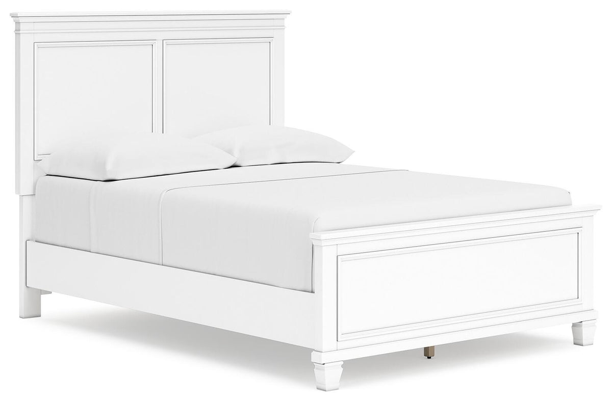 Fortman Full Panel Bed, Dresser and Nightstand