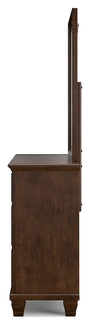 Danabrin Queen Panel Bed, Dresser, Mirror and Nightstand