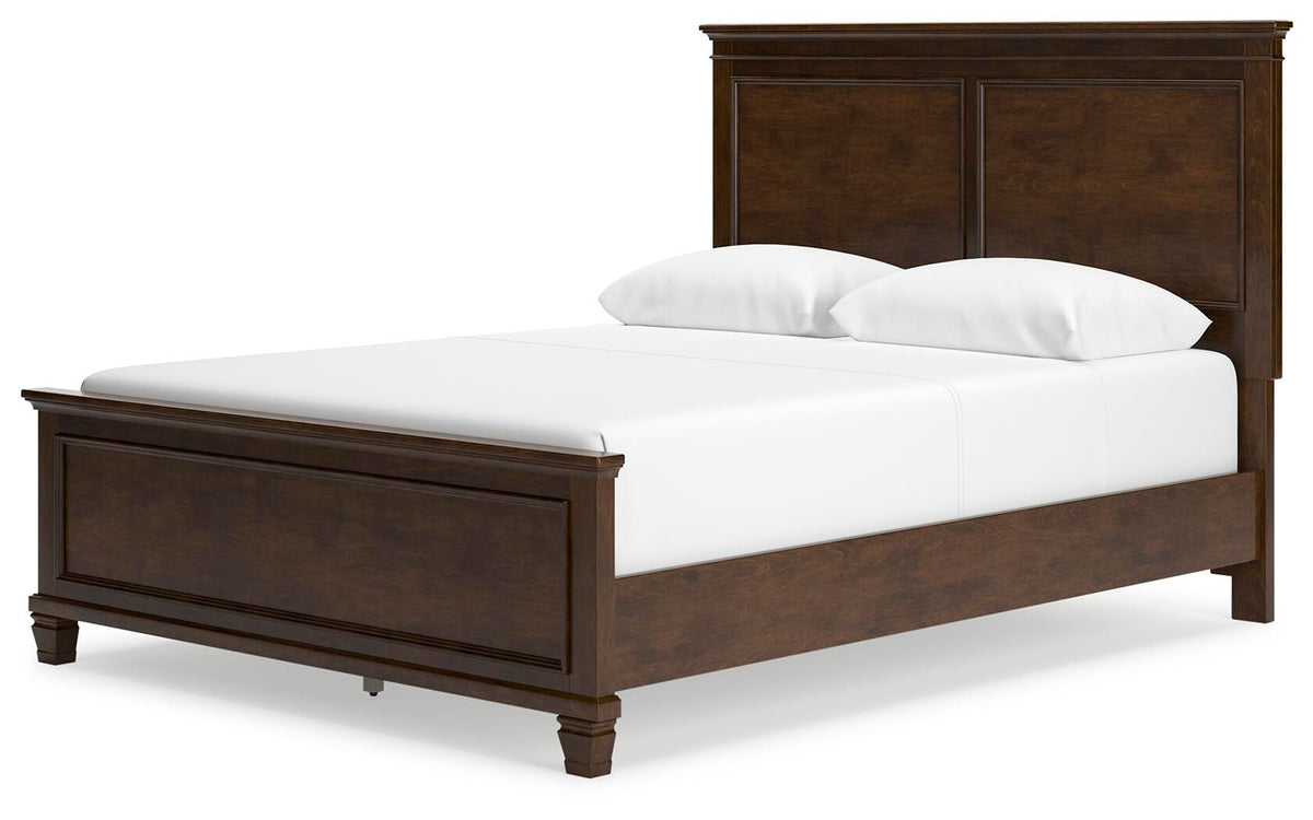 Danabrin Queen Panel Bed, Dresser, Mirror and Nightstand