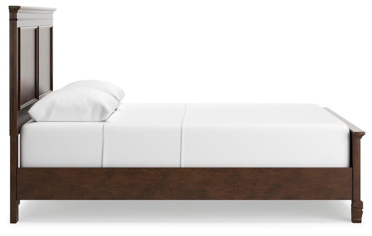 Danabrin Queen Panel Bed, Dresser, Mirror and Nightstand