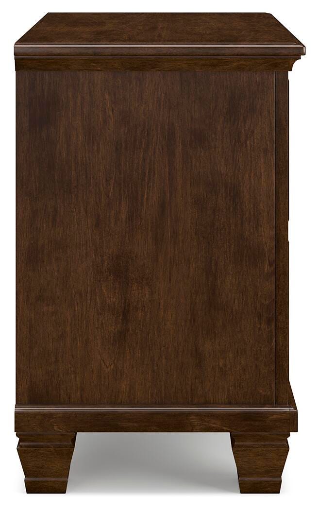 Danabrin Queen Panel Bed, Dresser, Mirror and Nightstand