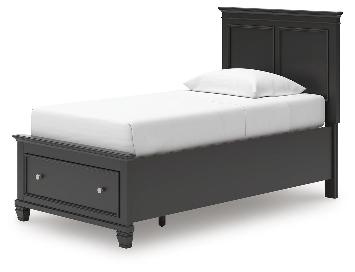 Lanolee Twin Panel Storage Bed