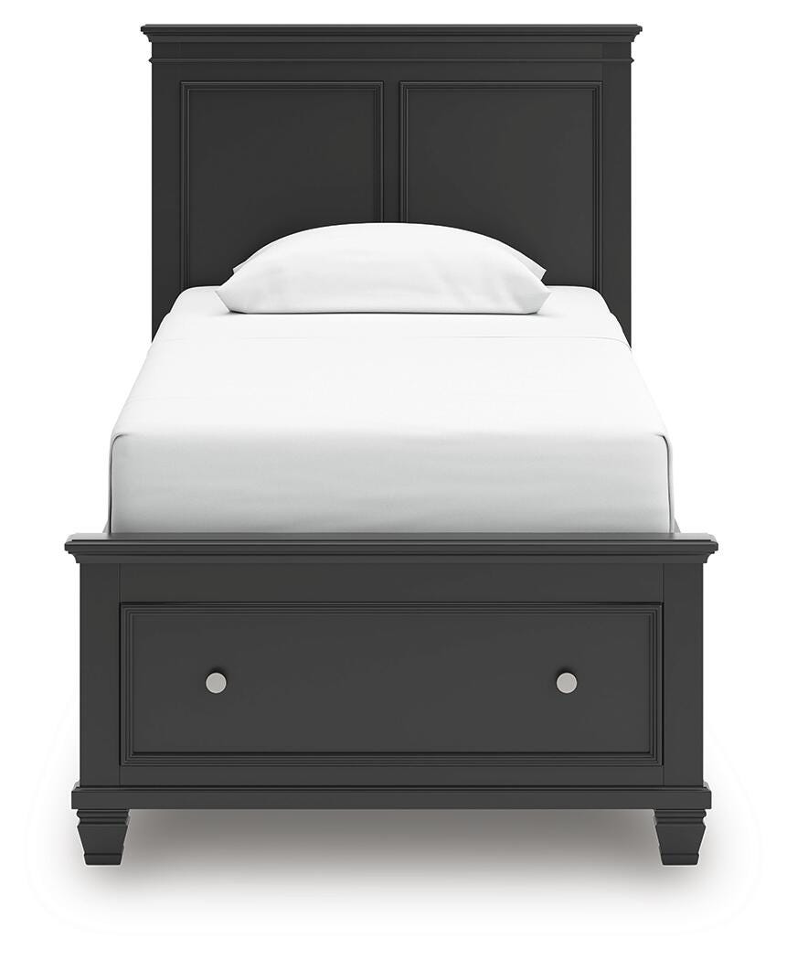 Lanolee Twin Panel Storage Bed