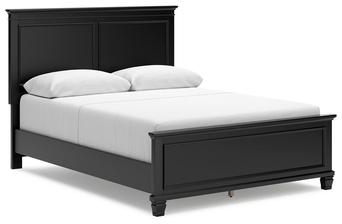 Lanolee Queen Panel Bed, Dresser, Mirror and Nightstand