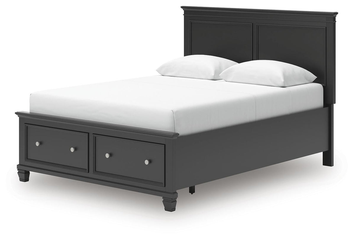 Lanolee Queen Panel Storage Bed