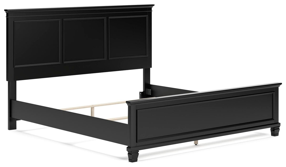 Lanolee King Panel Bed, Dresser, Mirror and 2 Nightstands