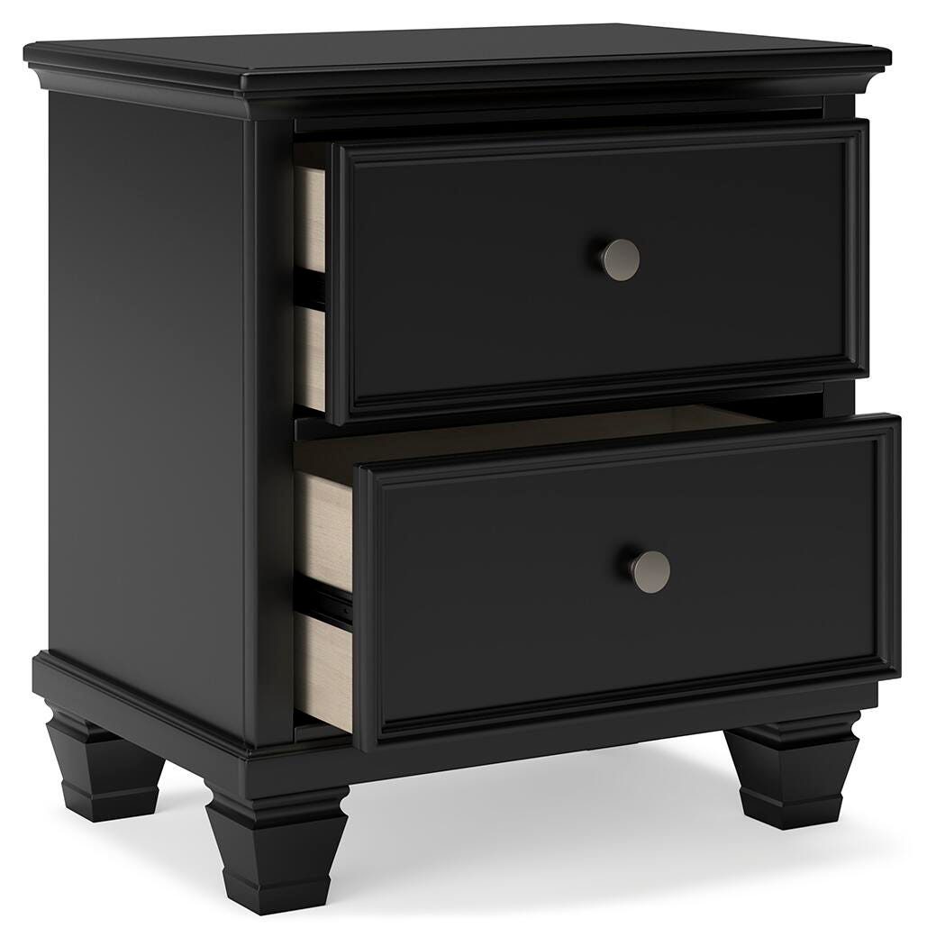 Lanolee King Panel Bed, Dresser, Mirror, Chest and 2 Nightstands