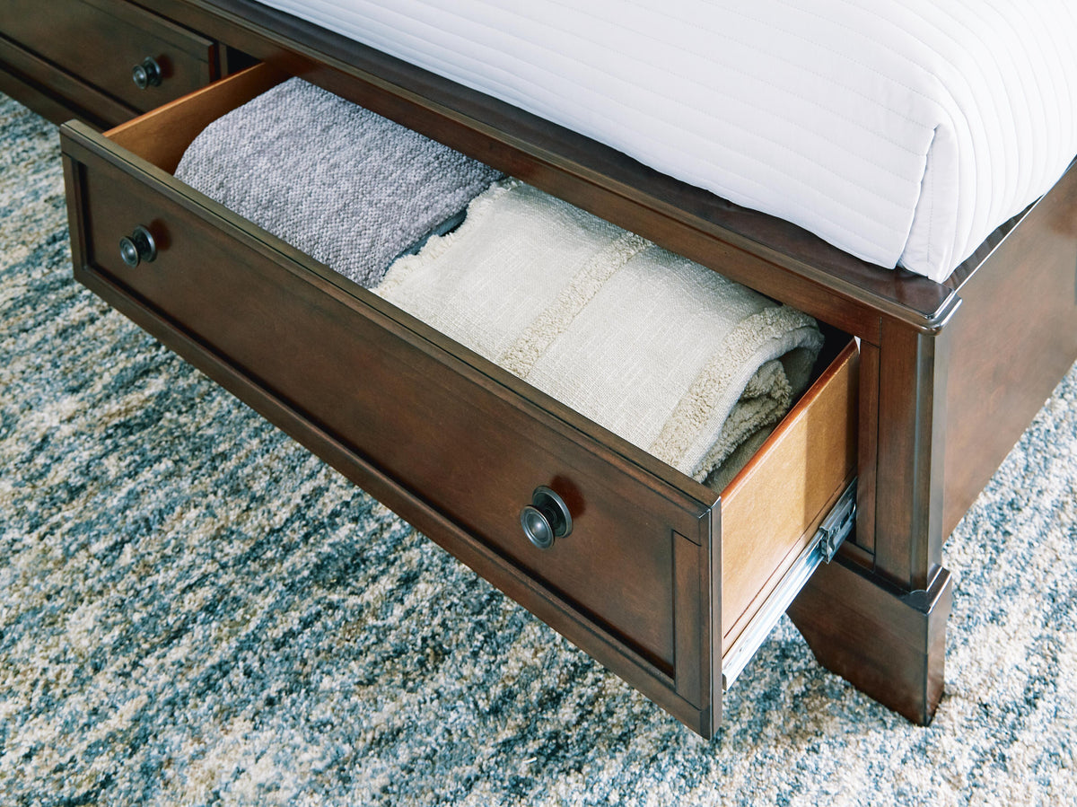 Trellington King Sleigh Storage Bed