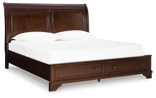 Trellington King Sleigh Storage Bed