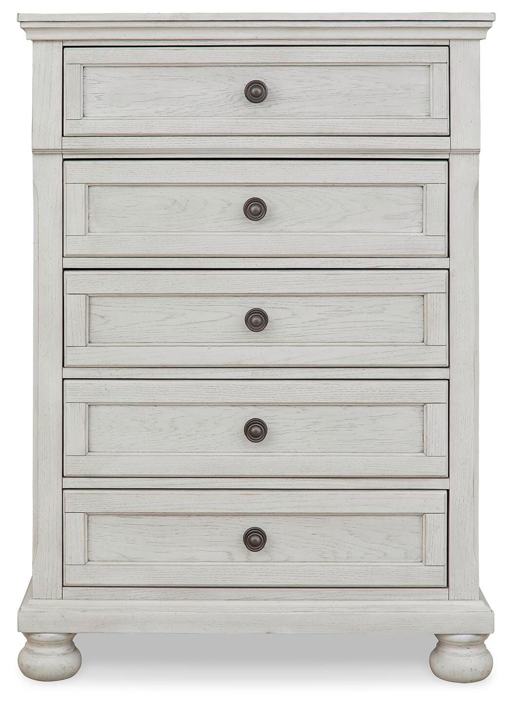 Robbinsdale Full Sleigh Storage Bed, Chest and Nightstand