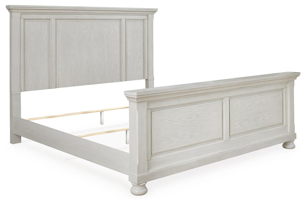 Robbinsdale King Panel Bed, Dresser, Mirror, Chest and 2 Nightstands