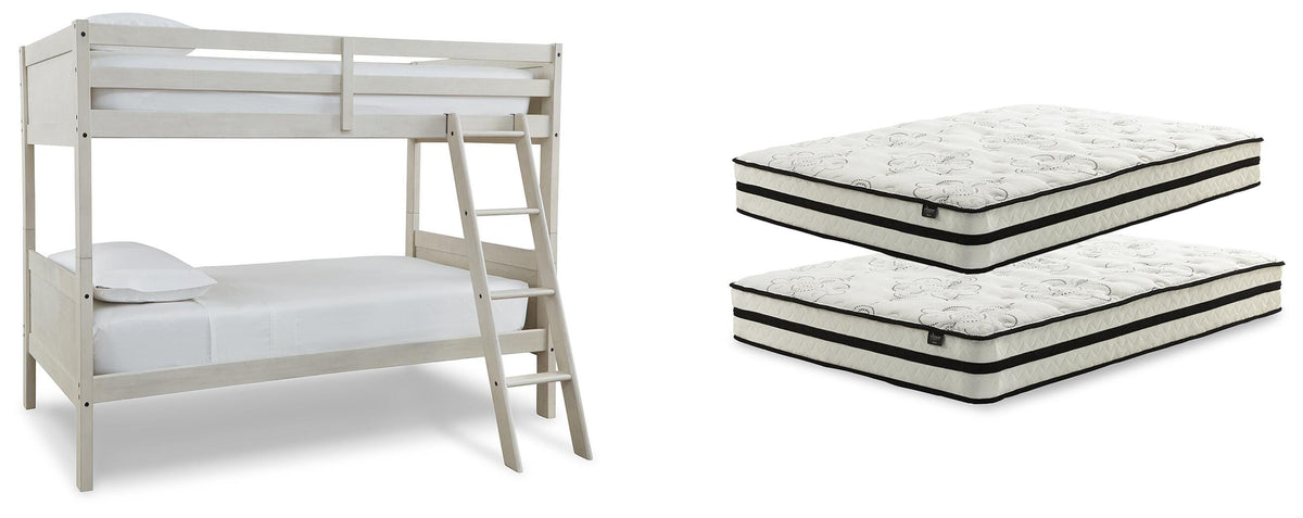 Robbinsdale Bunk Bed and Mattresses