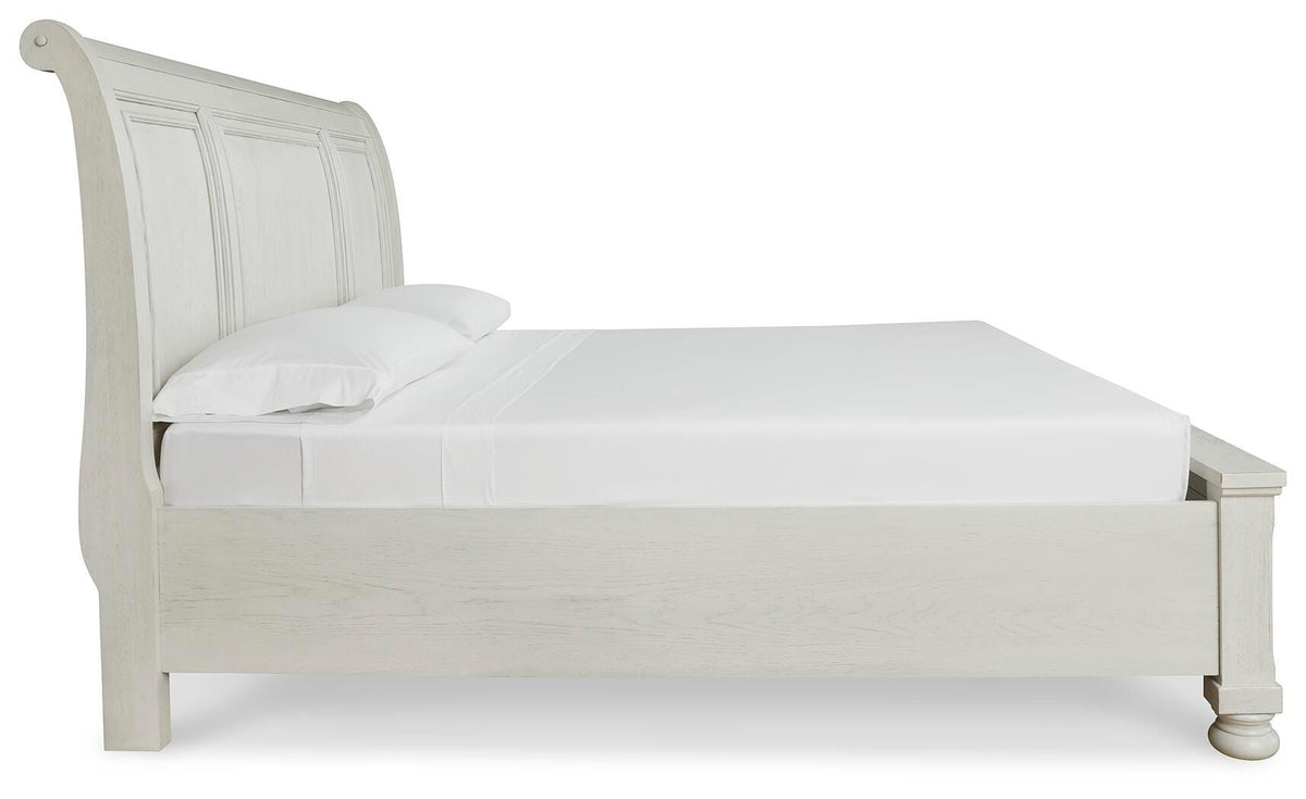 Robbinsdale California King Sleigh Bed with Storage