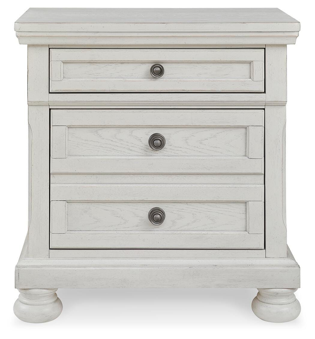 Robbinsdale Twin Sleigh Storage Bed, Dresser and Nightstand