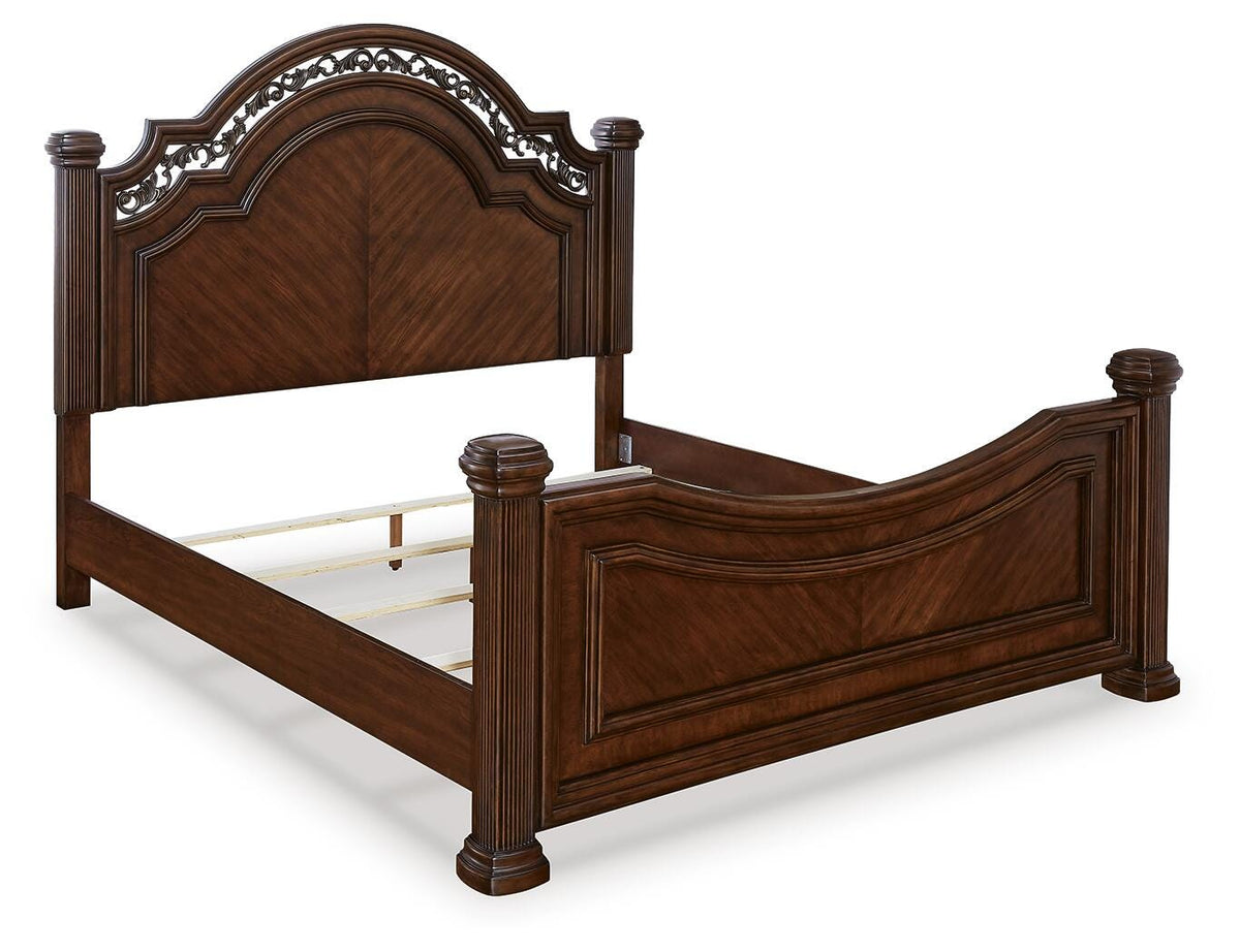 Lavinton Queen Poster Bed, Chest and Nightstand