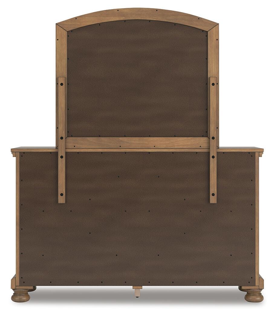 Feddinger Queen Panel Bed, Dresser, Mirror, Chest and Nightstand