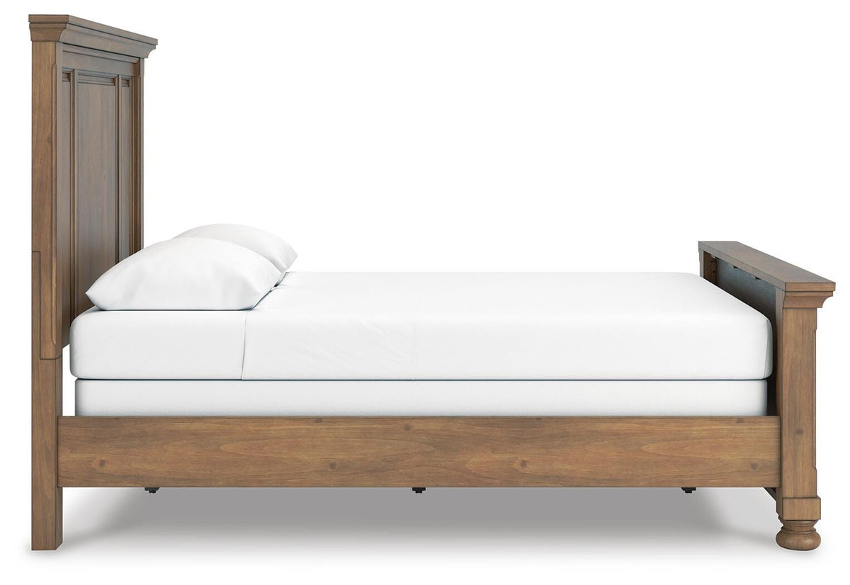 Feddinger Queen Panel Bed, Dresser, Mirror, Chest and Nightstand
