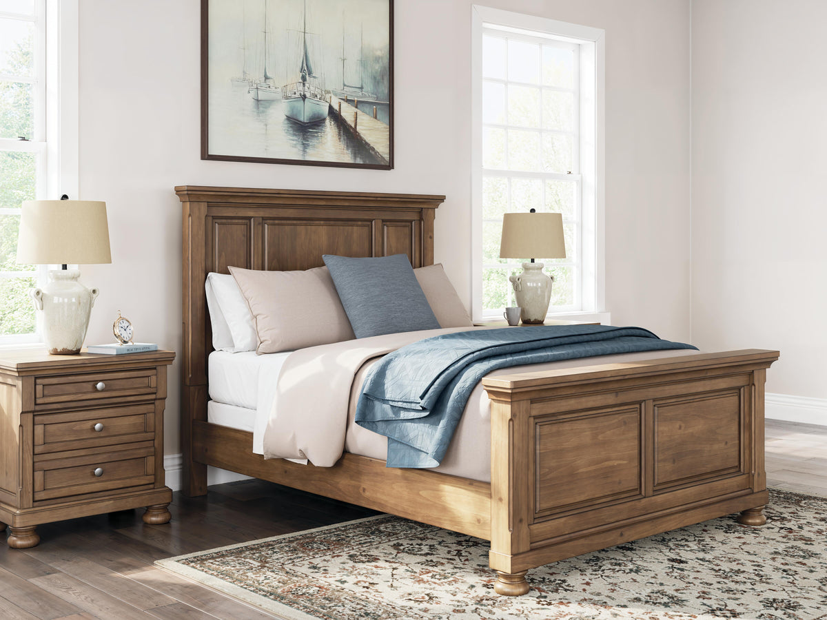 Feddinger Queen Panel Bed, Dresser and Mirror