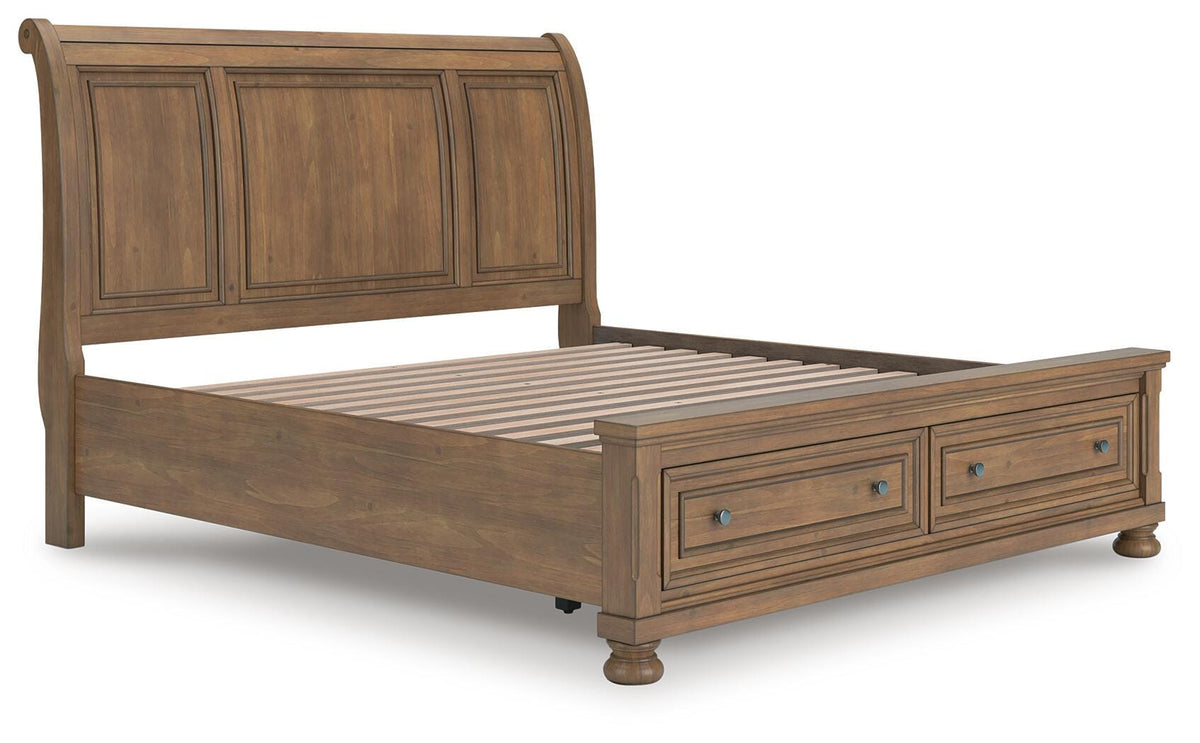 Feddinger King Storage Sleigh Bed