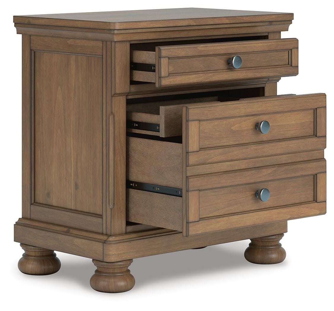 Feddinger Queen Sleigh Bed, Dresser, Mirror, Chest and Nightstand