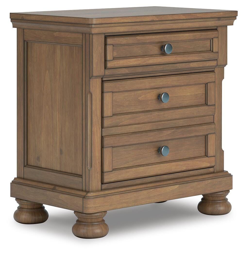 Feddinger Queen Panel Bed, Dresser, Mirror, Chest and Nightstand