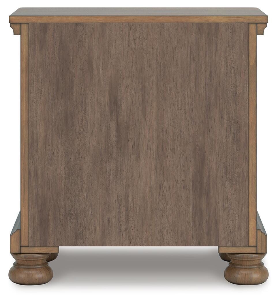 Feddinger Queen Panel Bed, Dresser, Mirror, Chest and 2 Nightstands