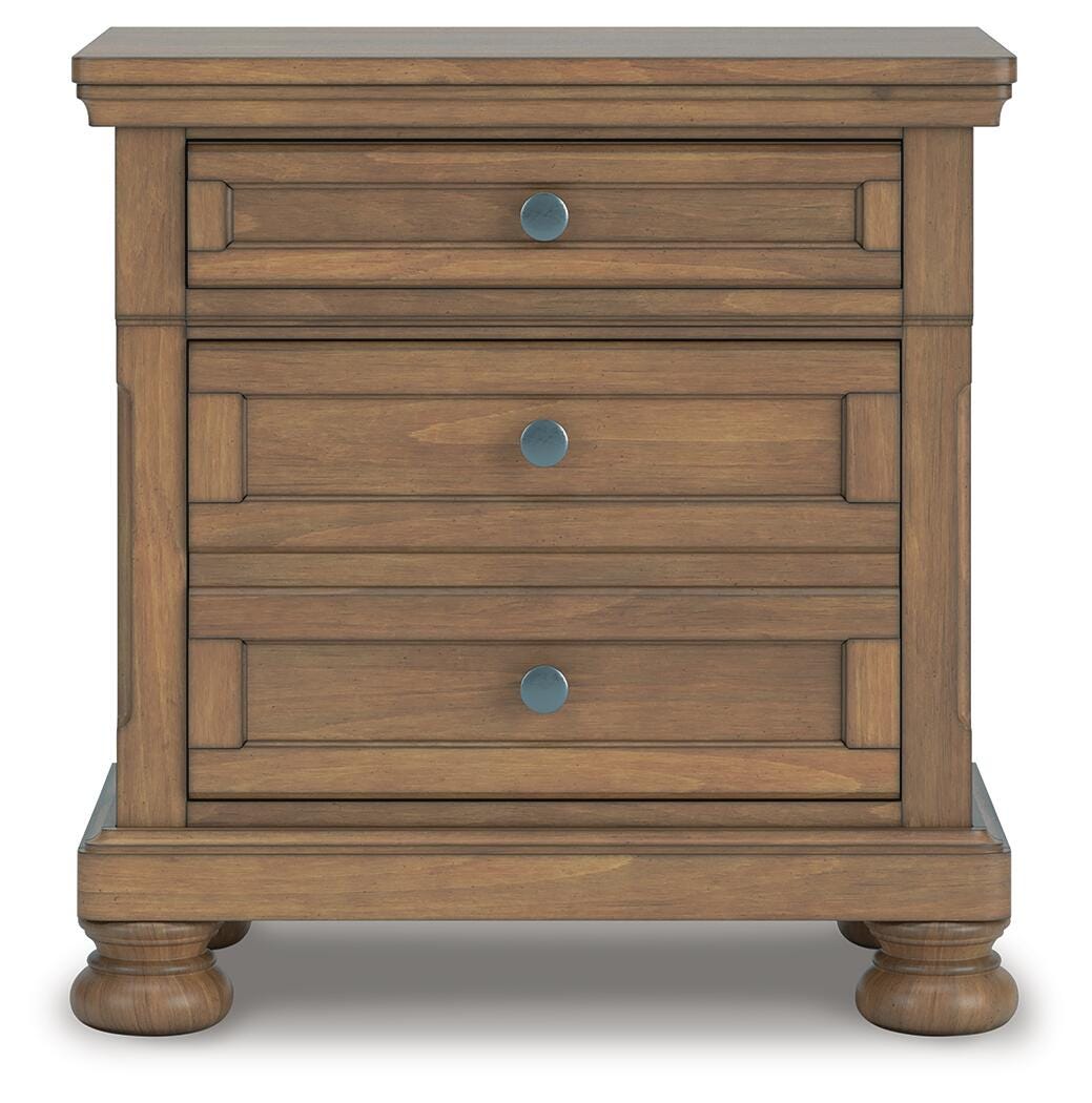Feddinger Queen Panel Bed, Dresser, Mirror, Chest and 2 Nightstands