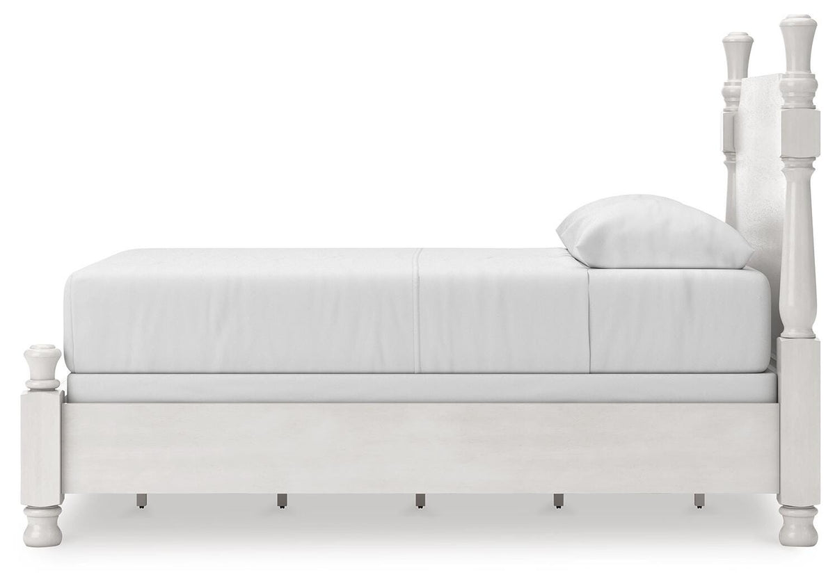 Rowlenstown Queen Poster Bed, Dresser and Mirror