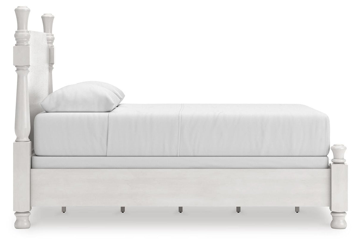 Rowlenstown Queen Poster Bed, Dresser and Mirror