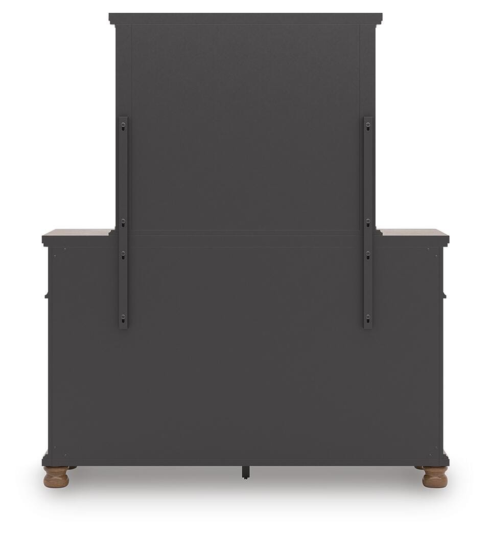 Rowlenstown Queen Poster Bed, Dresser and Mirror