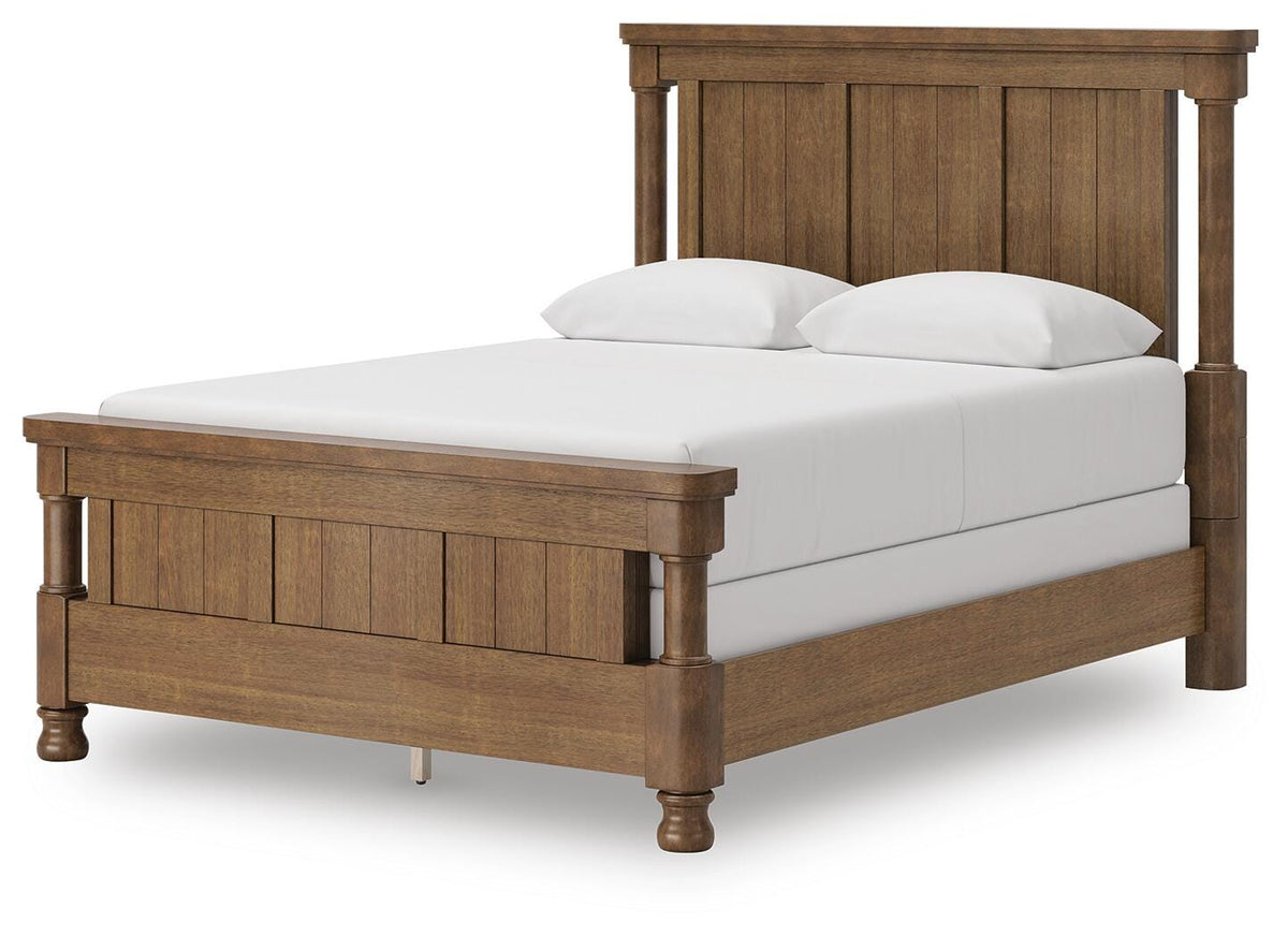 Rowlenstown Queen Poster Bed, Dresser and Mirror
