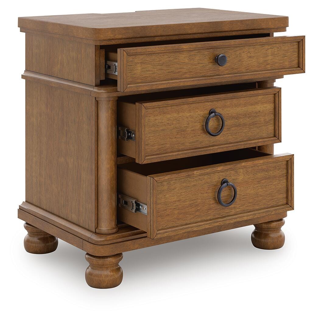 Rowlenstown King Poster Bed, Dresser and 2 Nightstands
