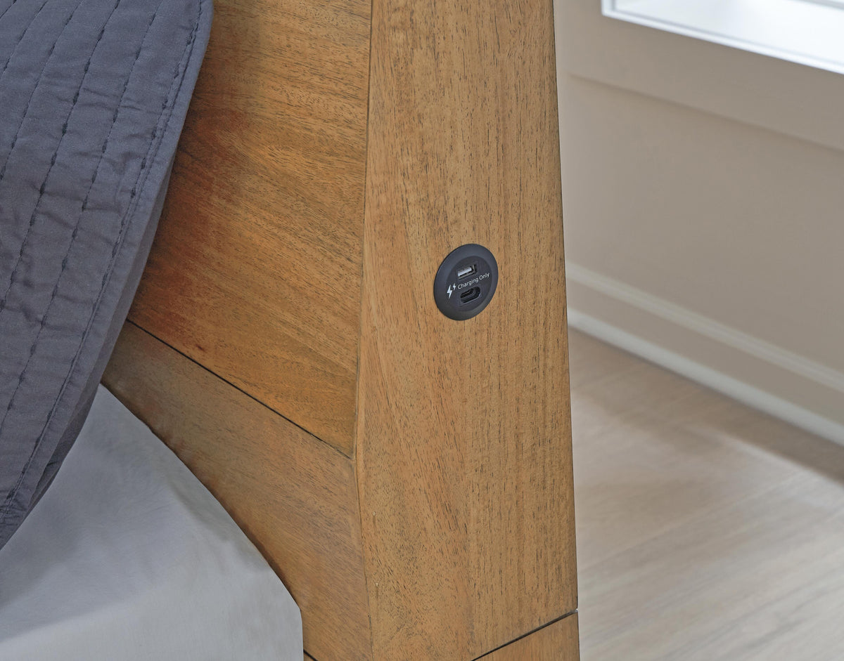 Sherbana King Panel Bed