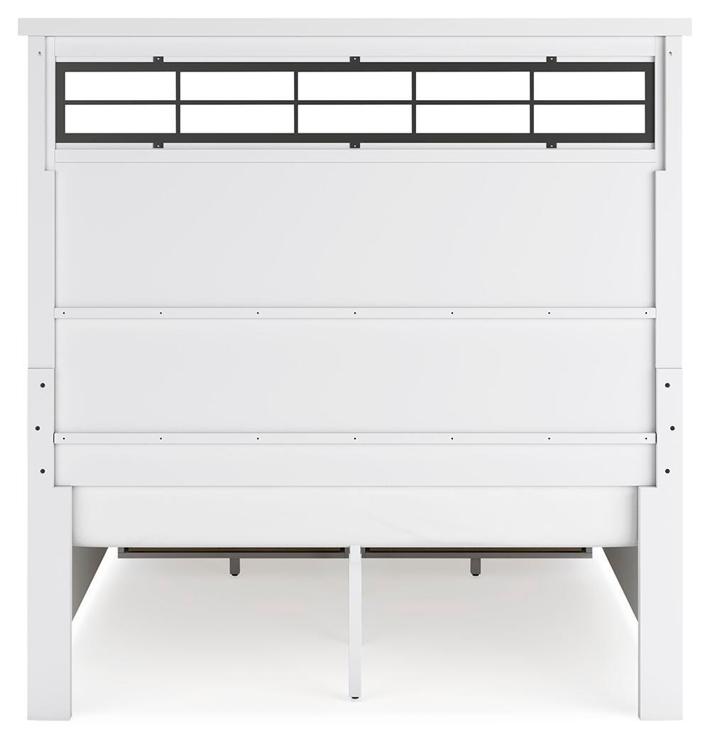 Ashbryn Queen Panel Storage Bed, Dresser, Mirror and 2 Nightstands