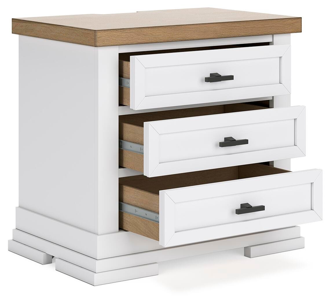 Ashbryn Queen Panel Storage Bed, Dresser, Mirror and 2 Nightstands