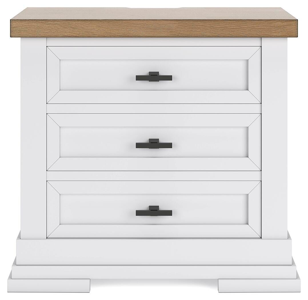 Ashbryn Queen Panel Storage Bed, Dresser, Mirror and 2 Nightstands