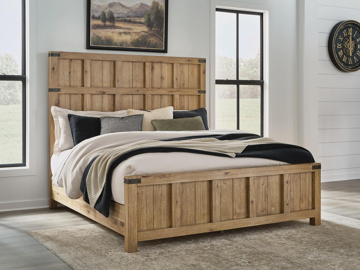 Ridgester King Panel Bed