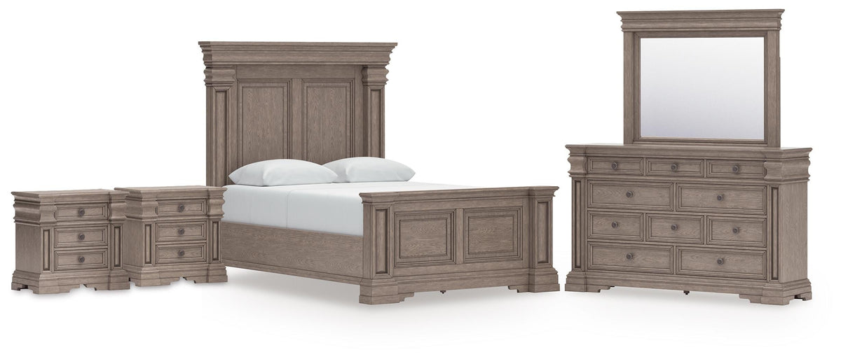 Blairhurst Queen Panel Bed, Dresser, Mirror and 2 Nightstands