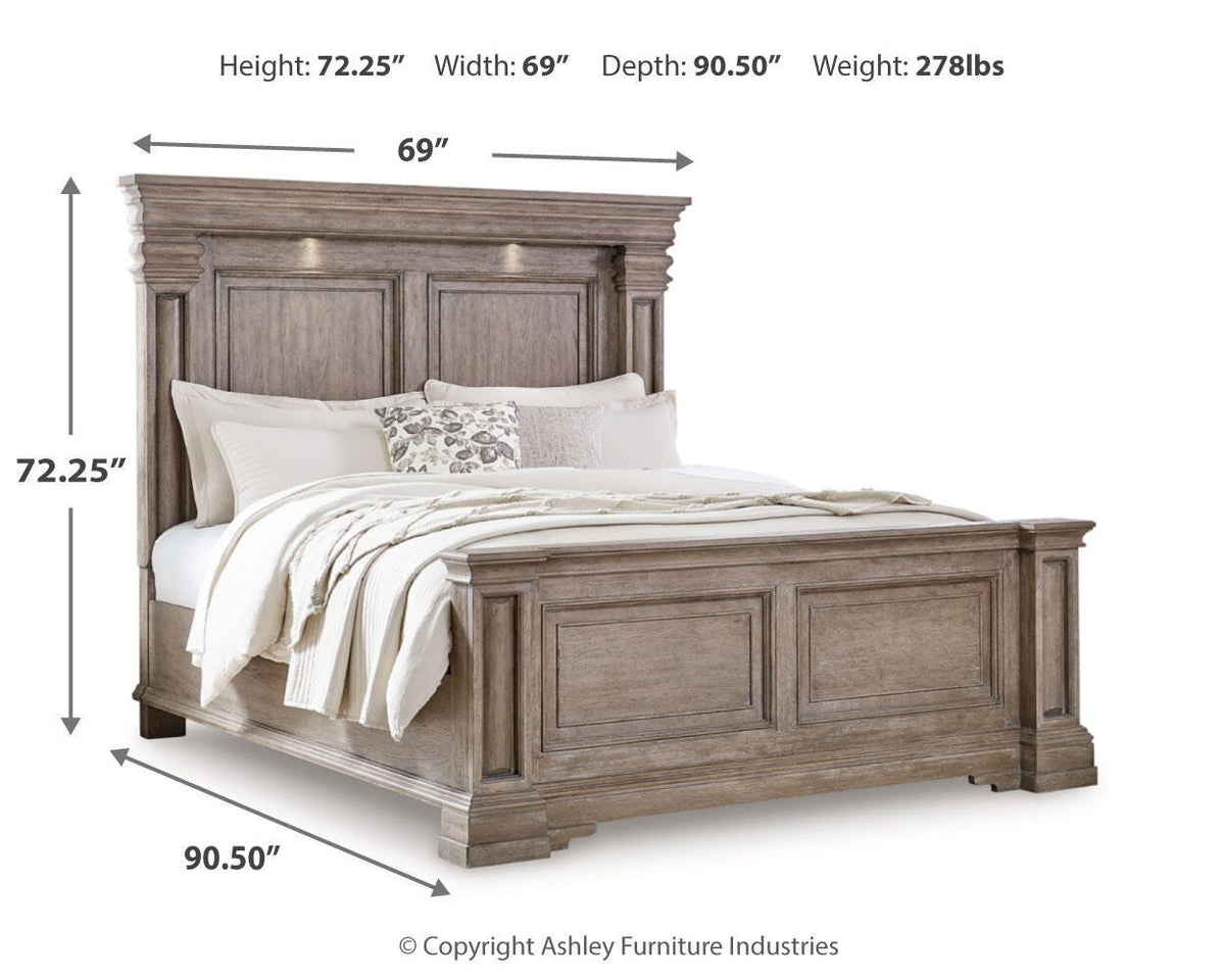 Blairhurst Queen Panel Bed, Dresser, Mirror, Chest and Nightstand