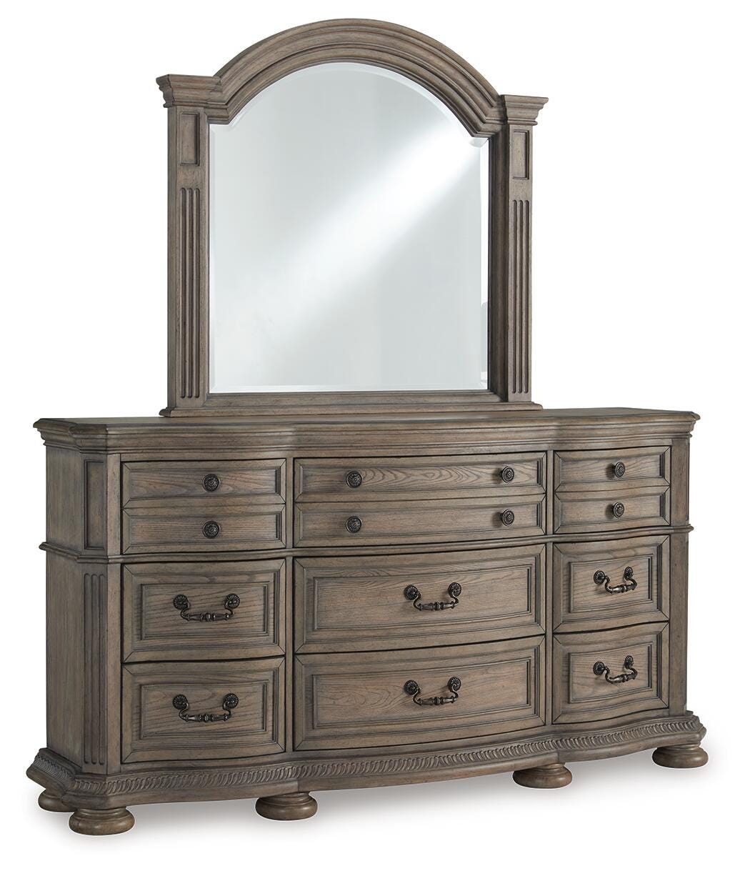 Ardenfield Dresser,  Mirror, Chest and Nightstand