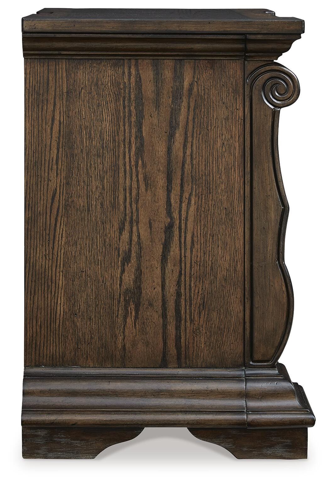 Maylee King Upholstered Bed, Dresser, Mirror and 2 Nightstands