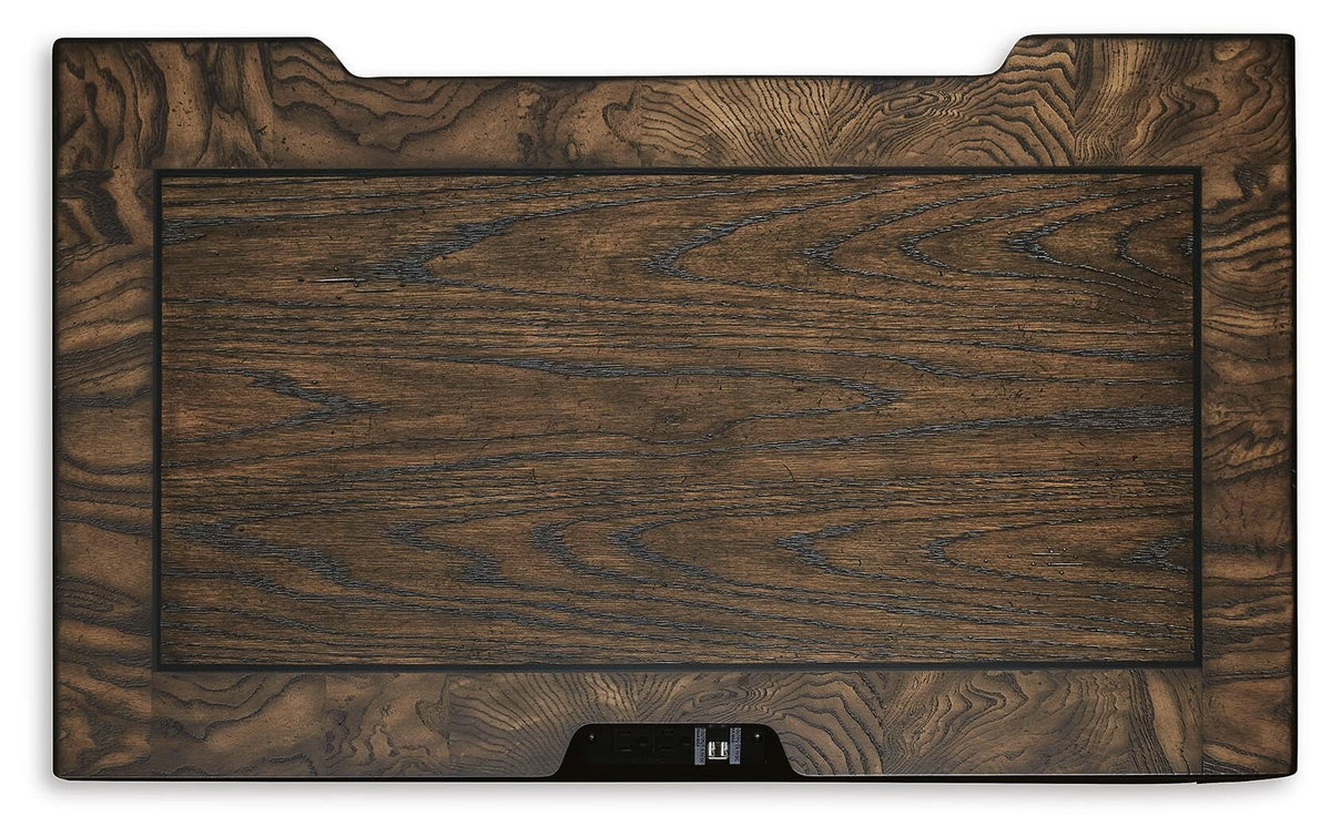 Maylee King Panel Bed, Dresser, Mirror, Chest and Nightstand
