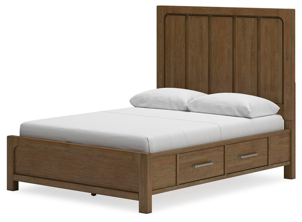 Cabalynn Queen Panel Storage Bed, Dresser, Mirror and 2 Nightstands