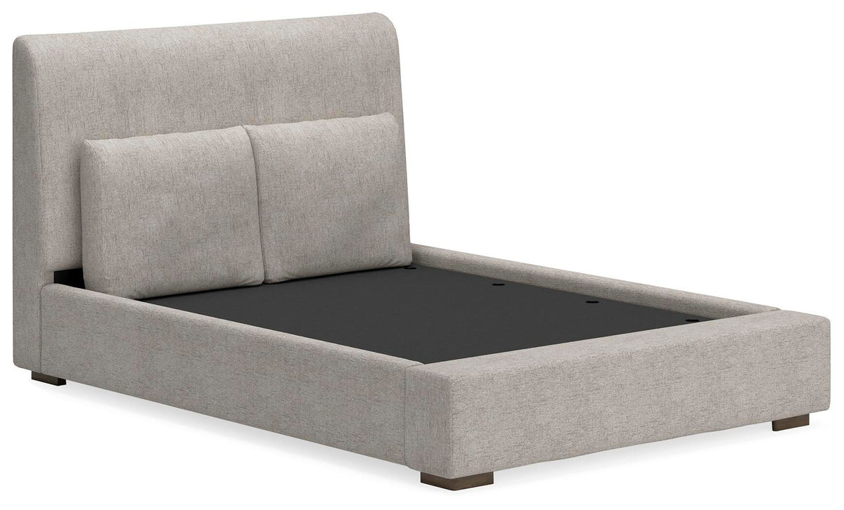 Cabalynn Queen Upholstered Bed, Dresser and Mirror