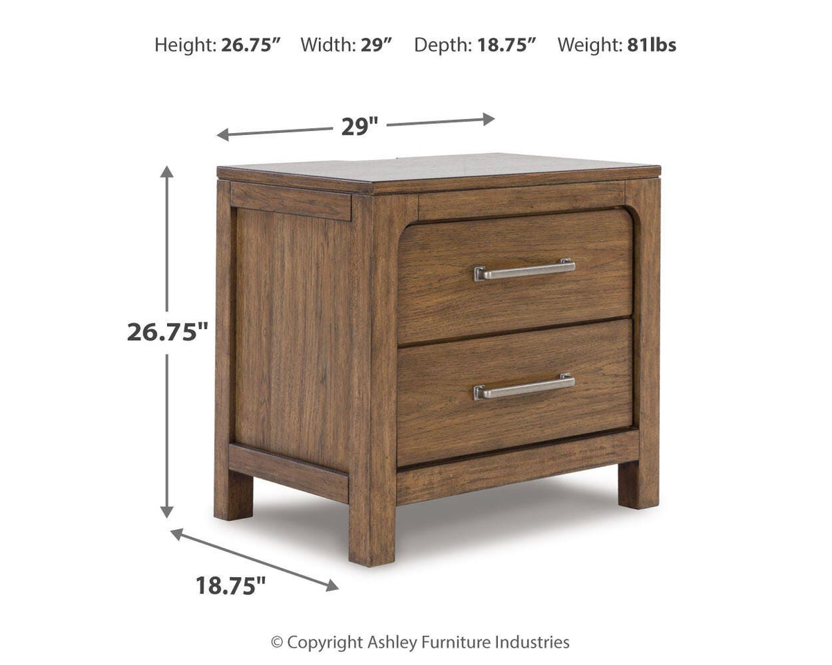 Cabalynn King Upholstered Bed, Dresser and 2 Nightstands