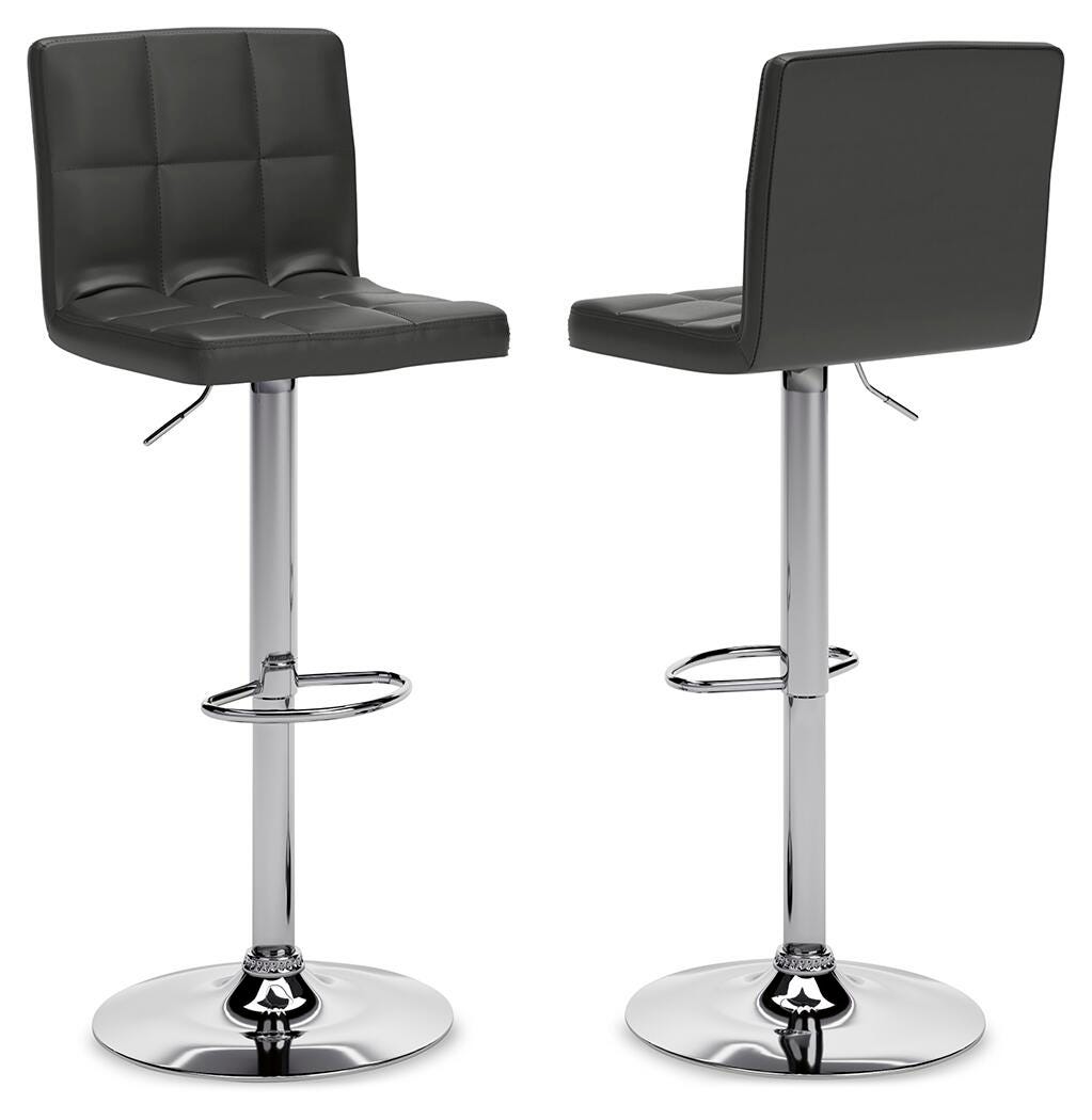 Bellatier Adjustable Height Bar Stool (Set of 2)