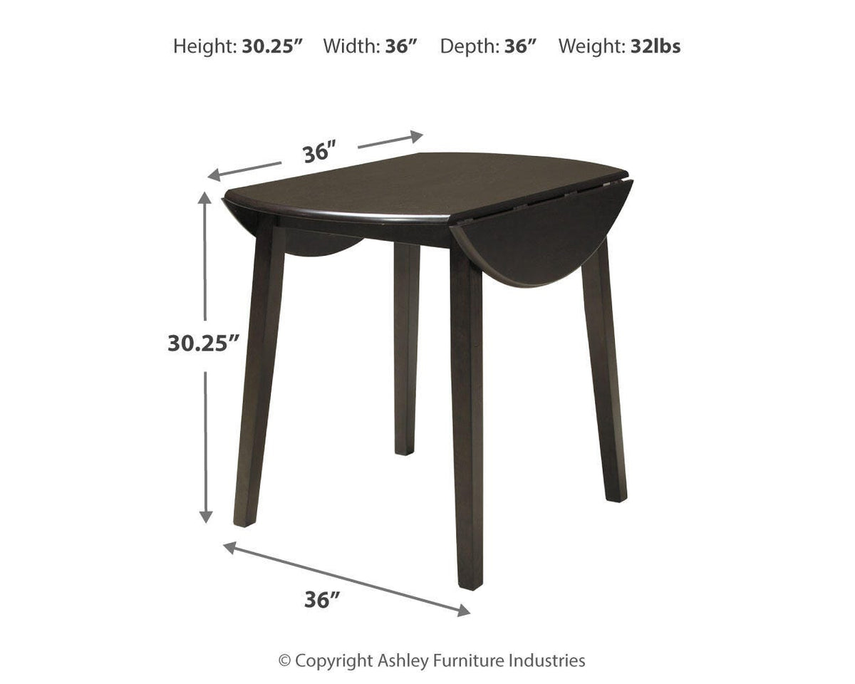 Hammis Dining Table with 2 Chairs
