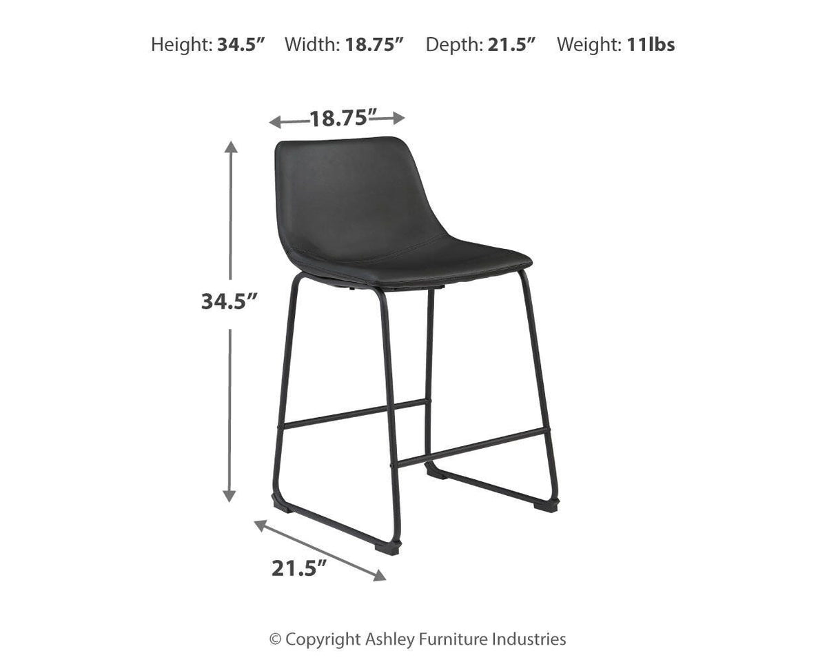 Centiar Counter Height Bar Stool (Set of 2)