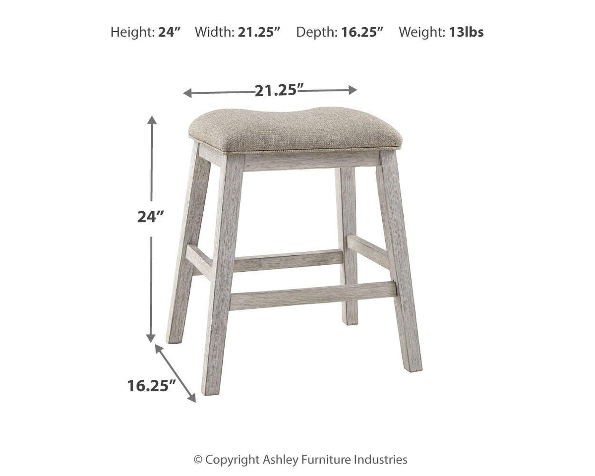 Skempton Counter Height Dining Table and 4 Barstools